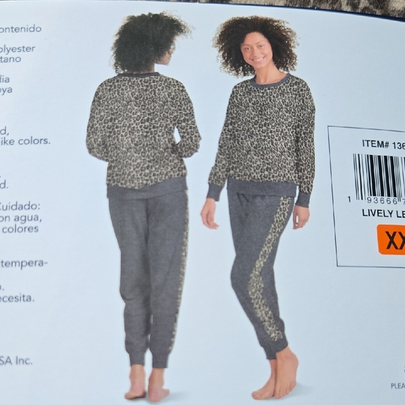 Splendid Gray and Brown 2 Piece Pa - Picture 2 of 3